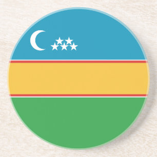 Karakalpakstan flagga underlägg