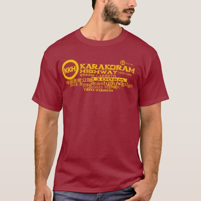 Karakoram huvudväg t shirt (Framsida)