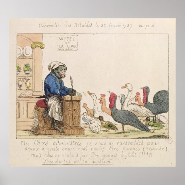 Karaktären på Notables församling Poster (Framsidan)