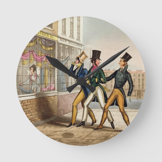 Karakteristika - England, Irland och Skottland, e Rund Klocka (Framsida)