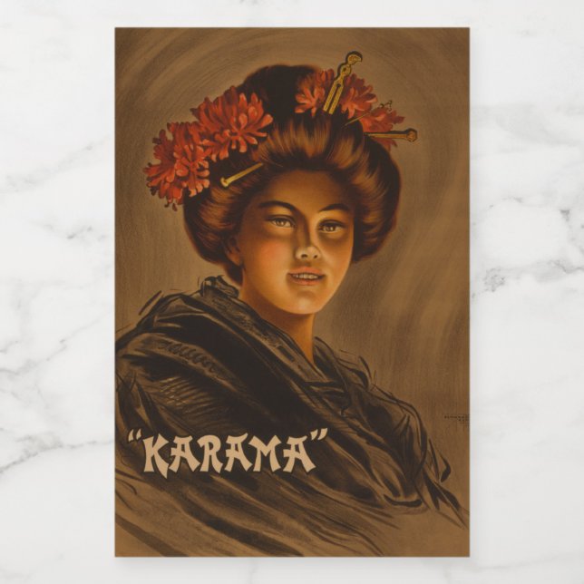 Karama: Japansk Romantik Geisha Actress Mat Etikett (Singel etikett)