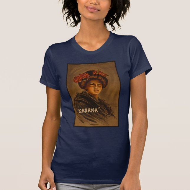 Karama: Japansk Romantik Geisha Actress T Shirt (Framsida)