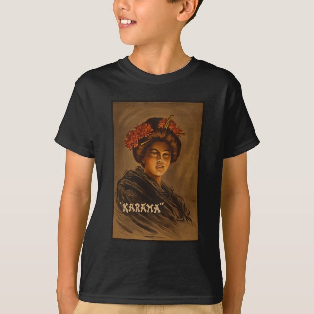 Karama: Japansk Romantik Geisha Actress T Shirt (Framsida)