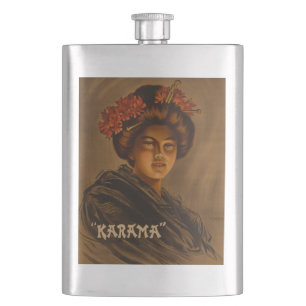 Karama: Japansk Romantik Geisha Skådespelerska Fickplunta