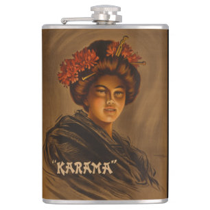 Karama: Japansk Romantik Geisha Skådespelerska Fickplunta