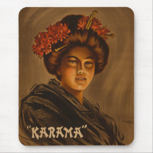 Karama: Japansk Romantik Geisha Skådespelerska Musmatta