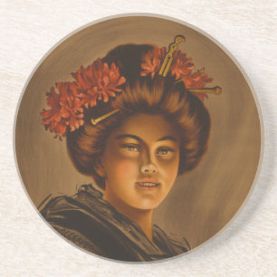Karama: Japansk Romantik Geisha Skådespelerska Underlägg