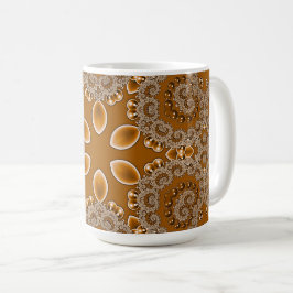 Karamell Fraktal Spets Kaffemugg