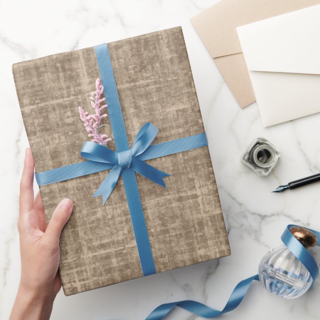 Karamell Linen Presentpapper (Gifting)