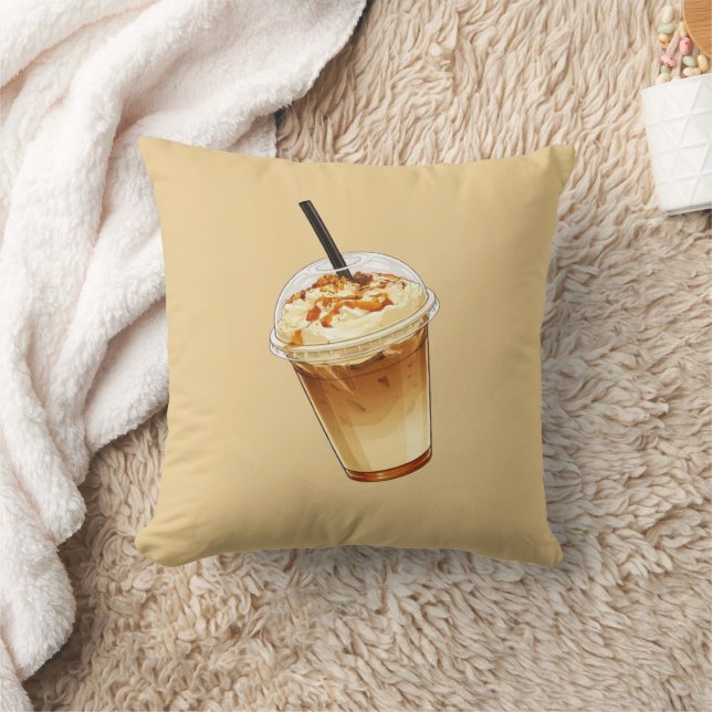 Karamell & Nötter Iced Coffee  Kudde (Filt)
