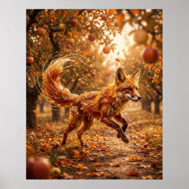 Karamellräv Orchard Run Poster