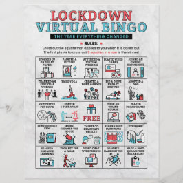 Karantänska Bingo Lockdown-aktiviteter
