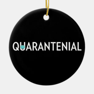 Karantenial Julgransprydnad Keramik