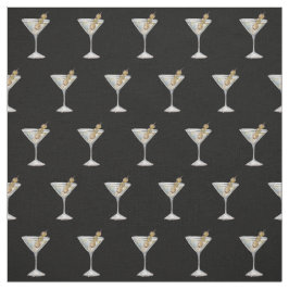 Karantini Cocktail Mönster Ansikte Mask Black Tyg