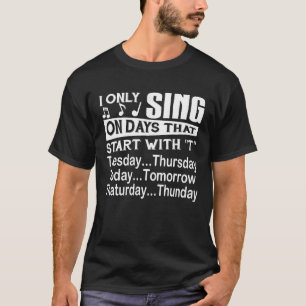 Karaoke beklär - sångaredräkter - sångaregåva t shirt