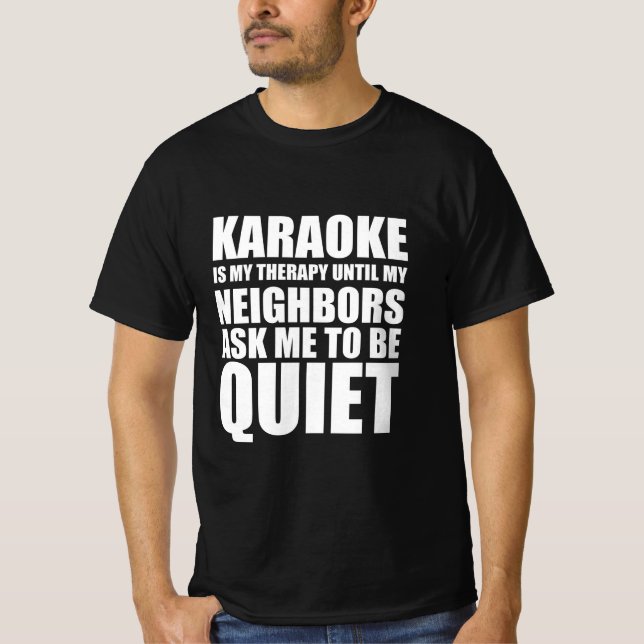 Karaoke-citat T Shirt (Framsida)
