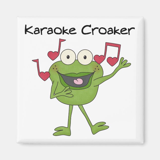 Karaoke Croaker Magnet (Framsidan)