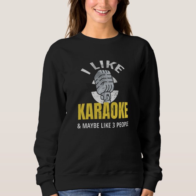 Karaoke-gåvor| Karaoke Älskare Karaoke Natt T Shirt (Framsida)