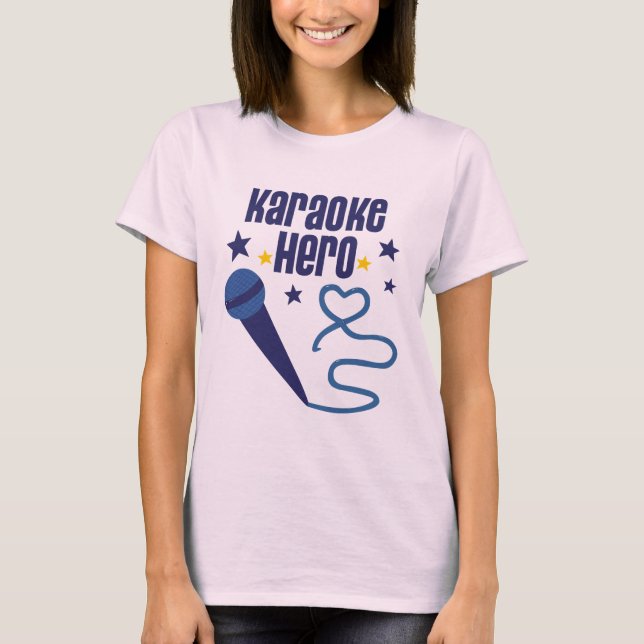 Karaoke Hero Tee Shirt (Framsida)