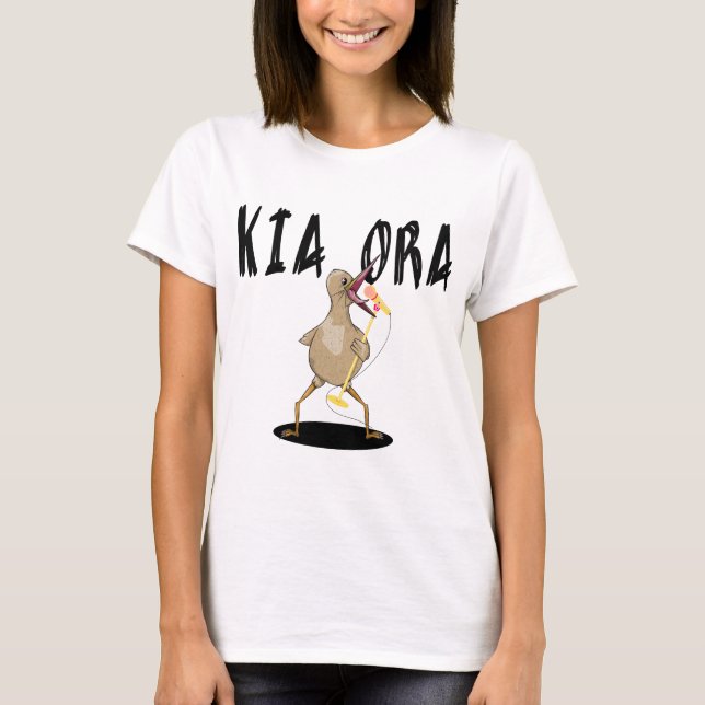 Karaoke Kiwi T Shirt (Framsida)