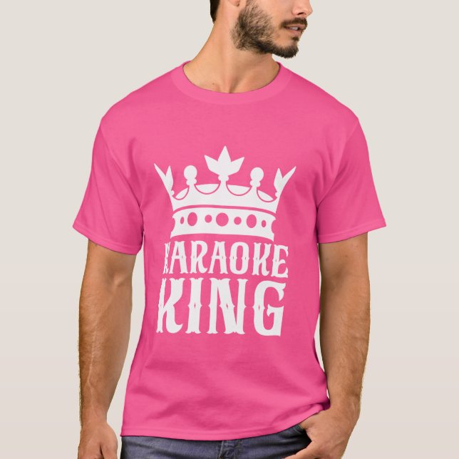 Karaoke Kung Karaoke T Shirt (Framsida)