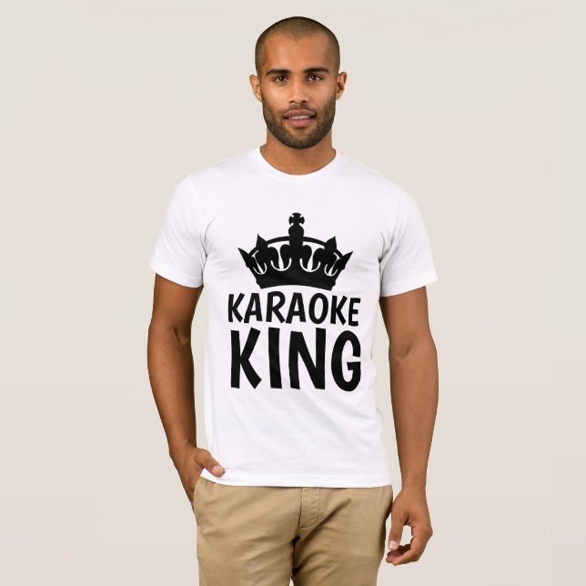 KARAOKE KUNG T-shirts & hoodies (Hel framsida)