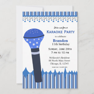 Karaoke Nätter Inbjudningar