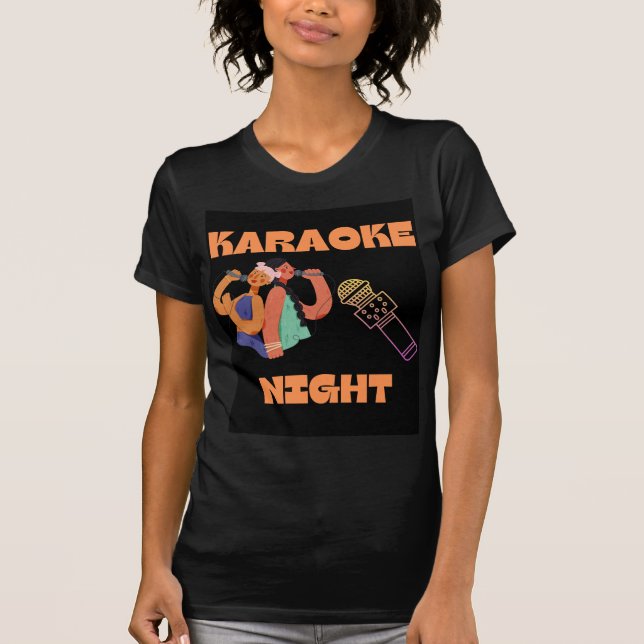 Karaoke-Night T Shirt (Framsida)