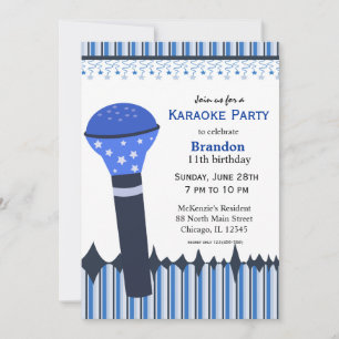 Karaoke Nights Inbjudningar