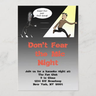 Karaoke/Open Mic-inbjudan Inbjudningar