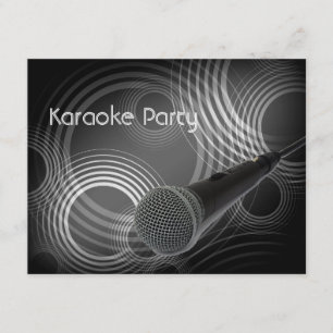 Karaoke Party Inbjudningar