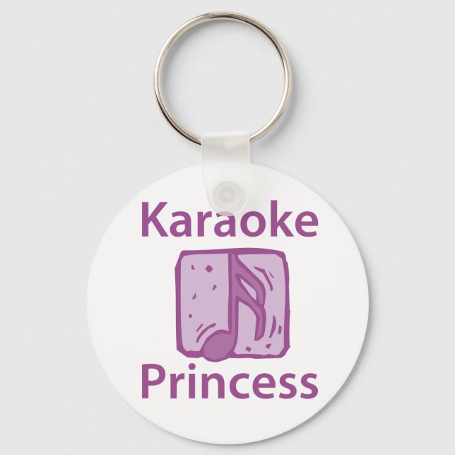 Karaoke Princess Nyckelring (Framsida)