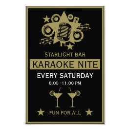 Karaoke Promotion Wall Fototryck