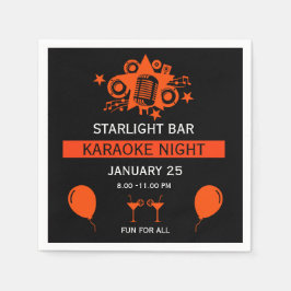 Karaoke Promotion Wall Pappersservett