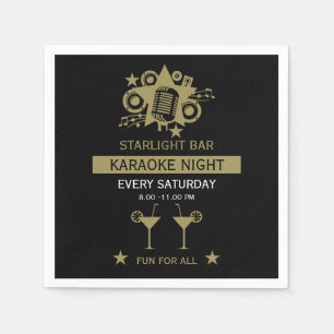 Karaoke Promotion Wall Pappersservett