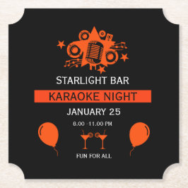 Karaoke Promotion Wall Underlägg Papper