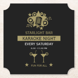 Karaoke Promotion Wall Underlägg Papper