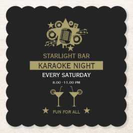 Karaoke Promotion Wall Underlägg Papper