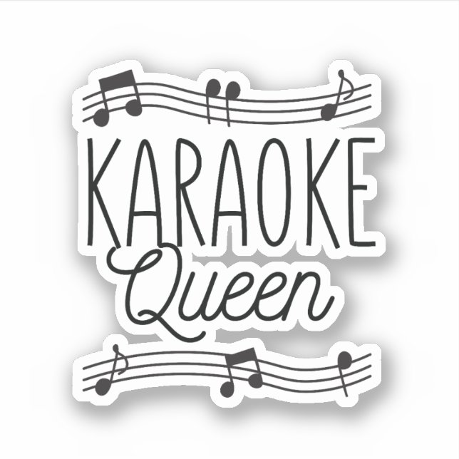 KARAOKE QUEEN KLISTERMÄRKEN (Framsida)