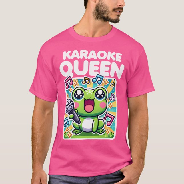 Karaoke Queen T Shirt (Framsida)