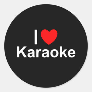 Karaoke Runt Klistermärke