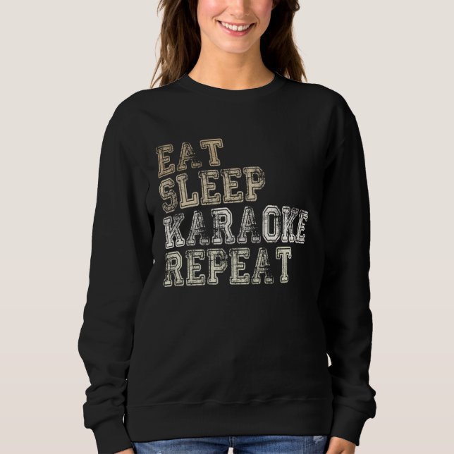 karaoke saying karaoke bar karaoke singer t shirt (Framsida)