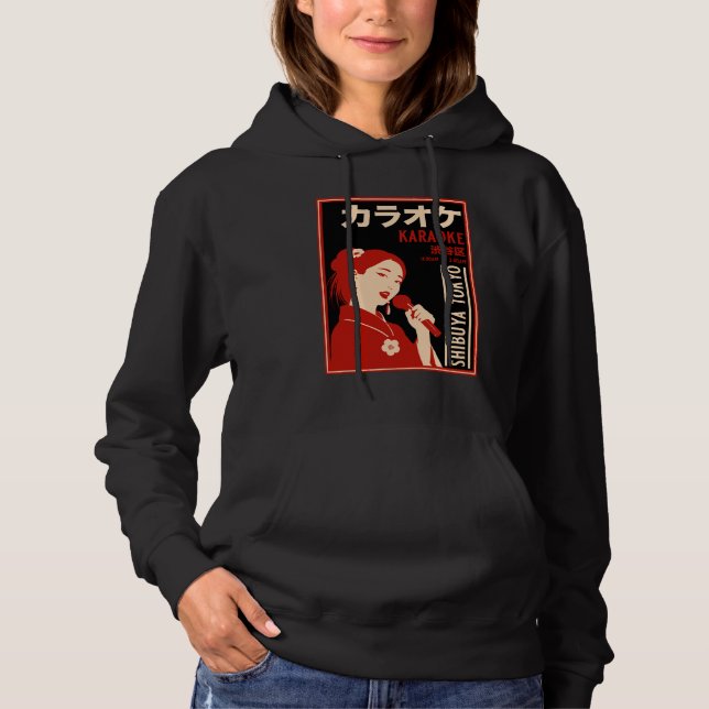 Karaoke Shibuya Tokyo T Shirt (Framsida)
