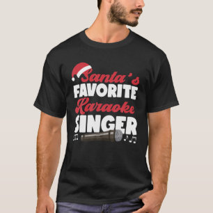 Karaoke Singer jultomten's Favorite Karaoke T Shirt