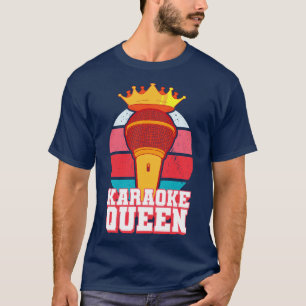 Karaoke Singers Microphone Retro 1 T Shirt