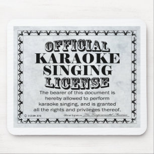 Karaoke Singing License Musmatta