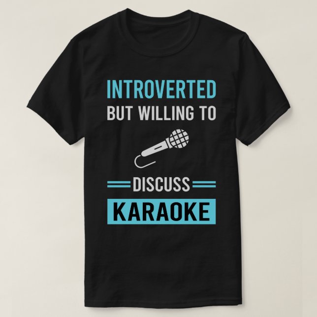 Karaoke T Shirt (Design framsida)