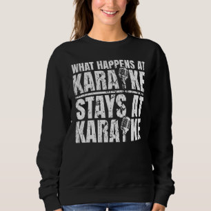 Karaoke Vad som händer på Karaoke stannar på Kara T Shirt