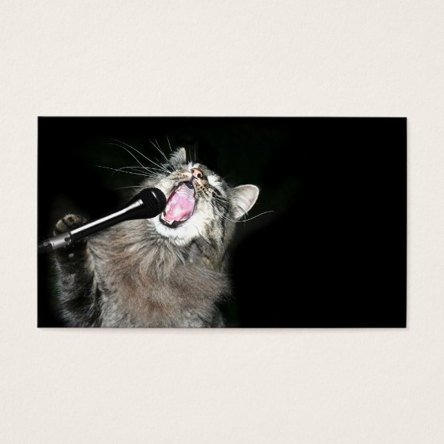 Karaoke Visitkort (Framsidan)