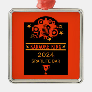 Karaoke Winner Julgransprydnad Metall